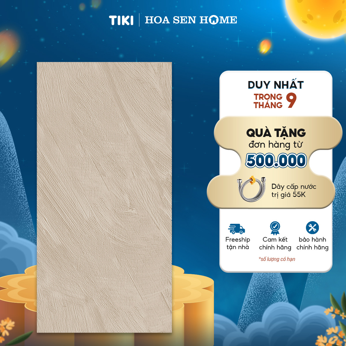 Gạch men ốp tường LUSTRA INCEF0300600015TD màu nâu đất, bề mặt Matt, đường vân đá tự nhiên, kích thước 300mmx600mm, thùng 6 viên - Hàng chính hãng