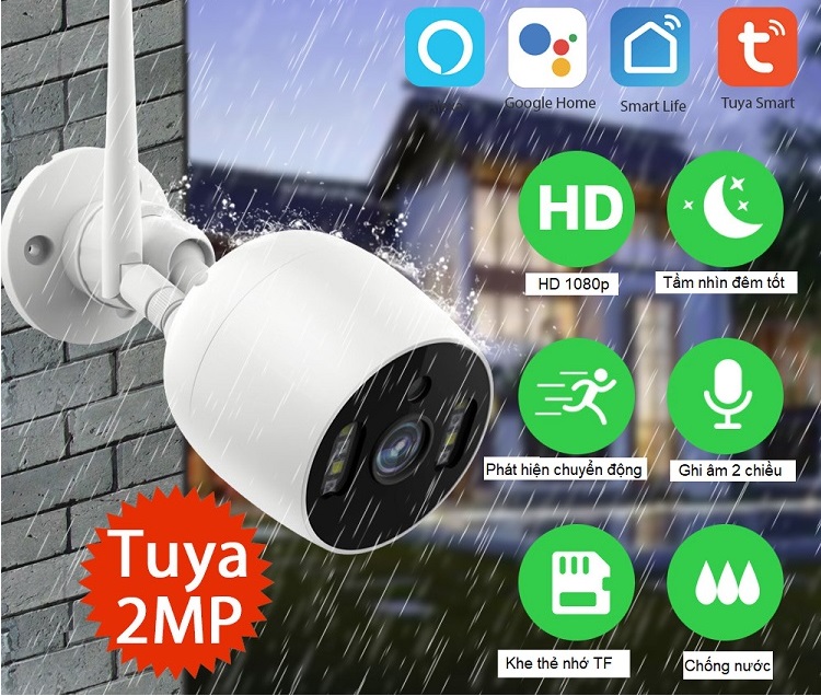 Camera wifi Smarsecur TY-1080P-V7 - Hàng nhập khẩu