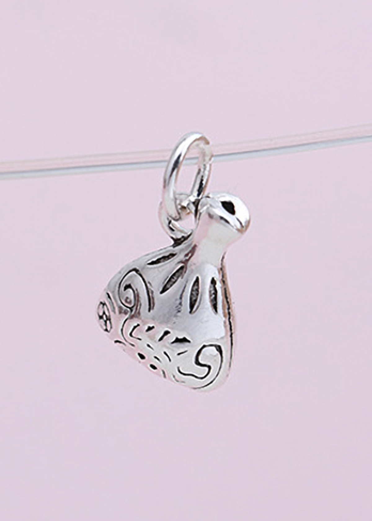 Combo 2 cái charm bạc túi tiền treo - Ngọc Quý Gemstones