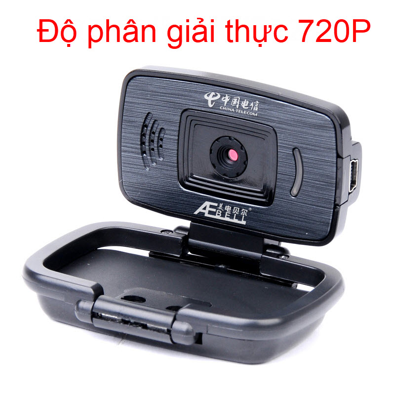 Tặng Đèn LED Trợ Sáng - Webcam học Online cho máy tính AEBell BL-U22W - Webcam kèm mic chuyên dụng cho học trực tuyến