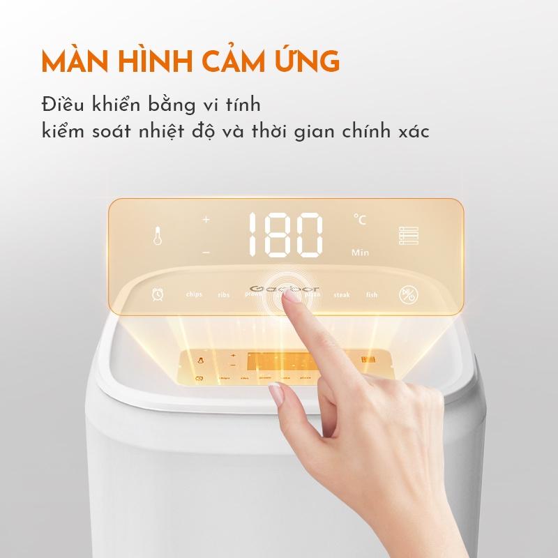 Nồi chiên không dầu điện tử GAABOR GA-E45A dung tích 4,5L công suất 1400W - Hàng chính hãng