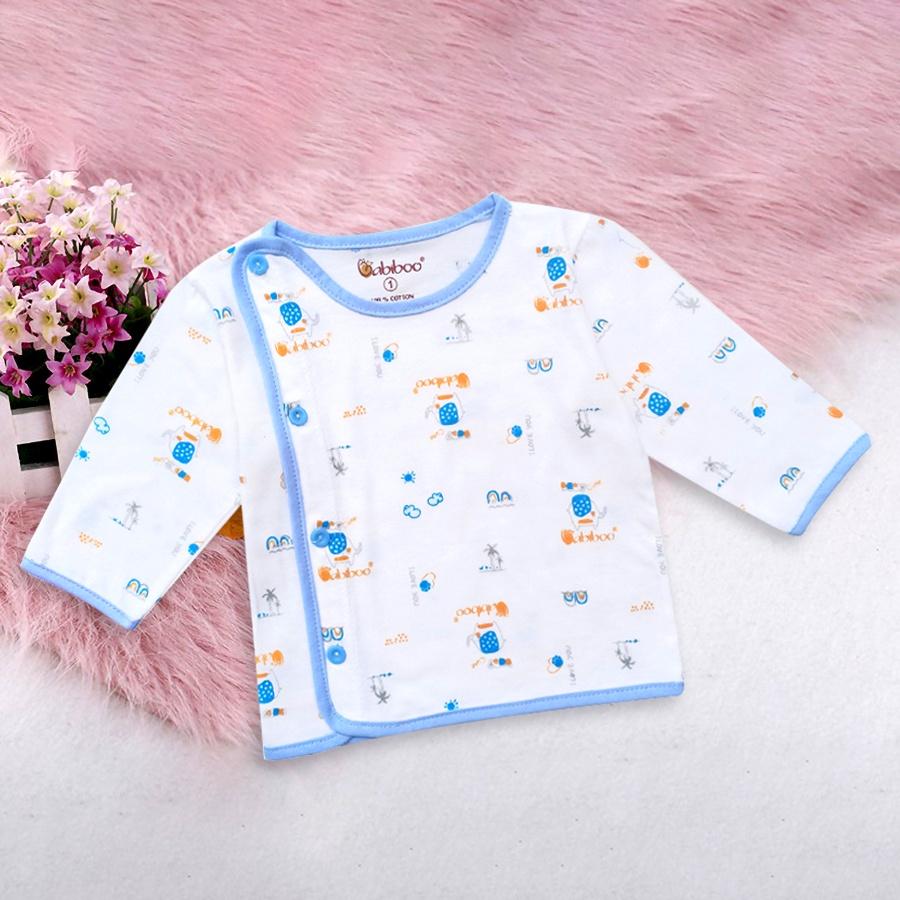 Áo sơ sinh Bác sĩ tay dài in hình cute 100% cotton - B147