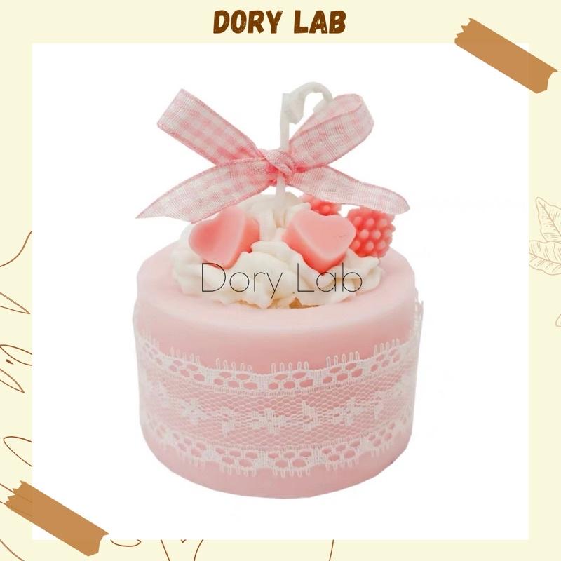 Nến Thơm Bánh Kem Handmade Không Khói, Quà Tặng Sinh Nhật - Dory Lab