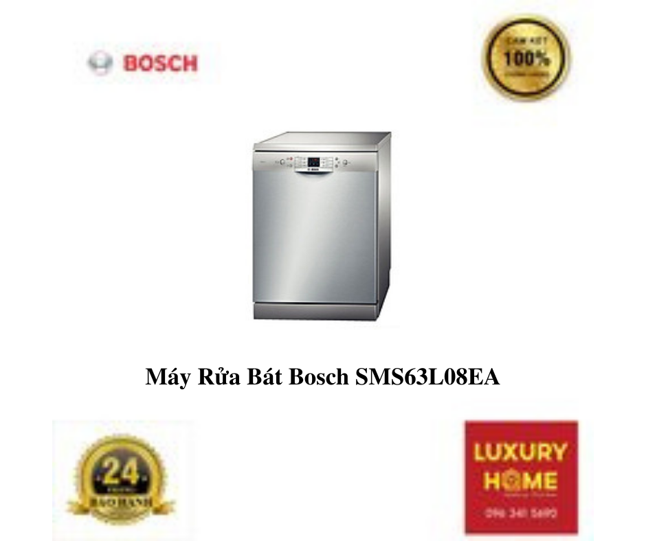 Máy Rửa Bát Bosch SMS63L08EA