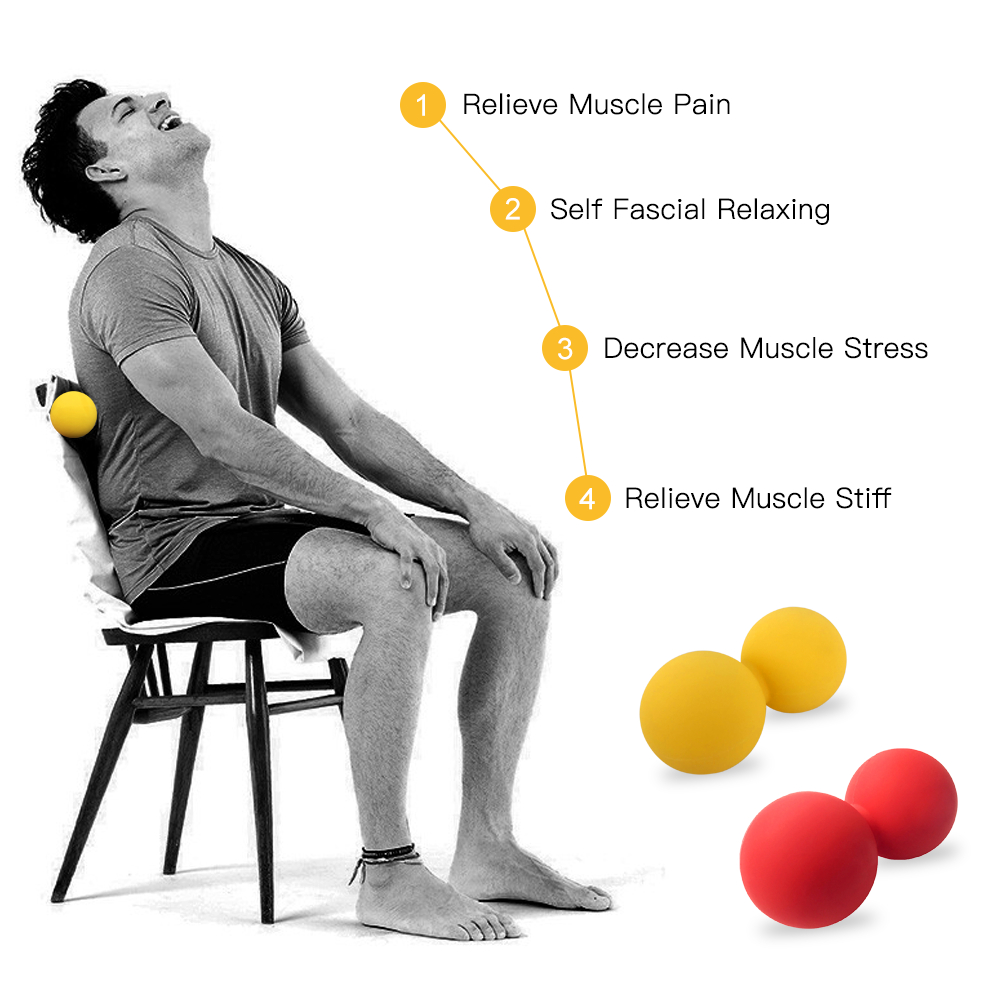 Bóng massage, được làm bằng silicone đặc, có độ đàn hồi cao và tạo cảm giác mềm mại