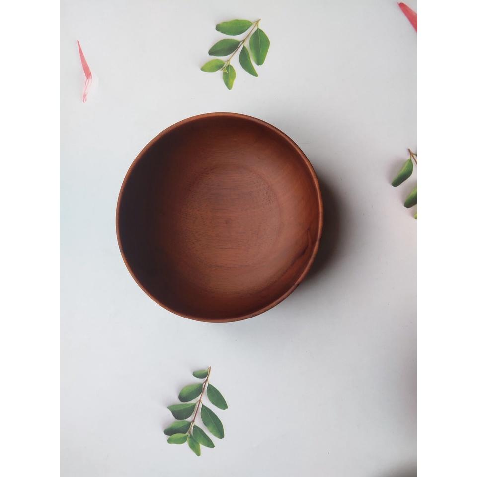 BÁT SALAD GỖ KEO 18X5 CM, BÁT KEO TỰ NHIÊN, CHỤP ẢNH TRANG TRÍ