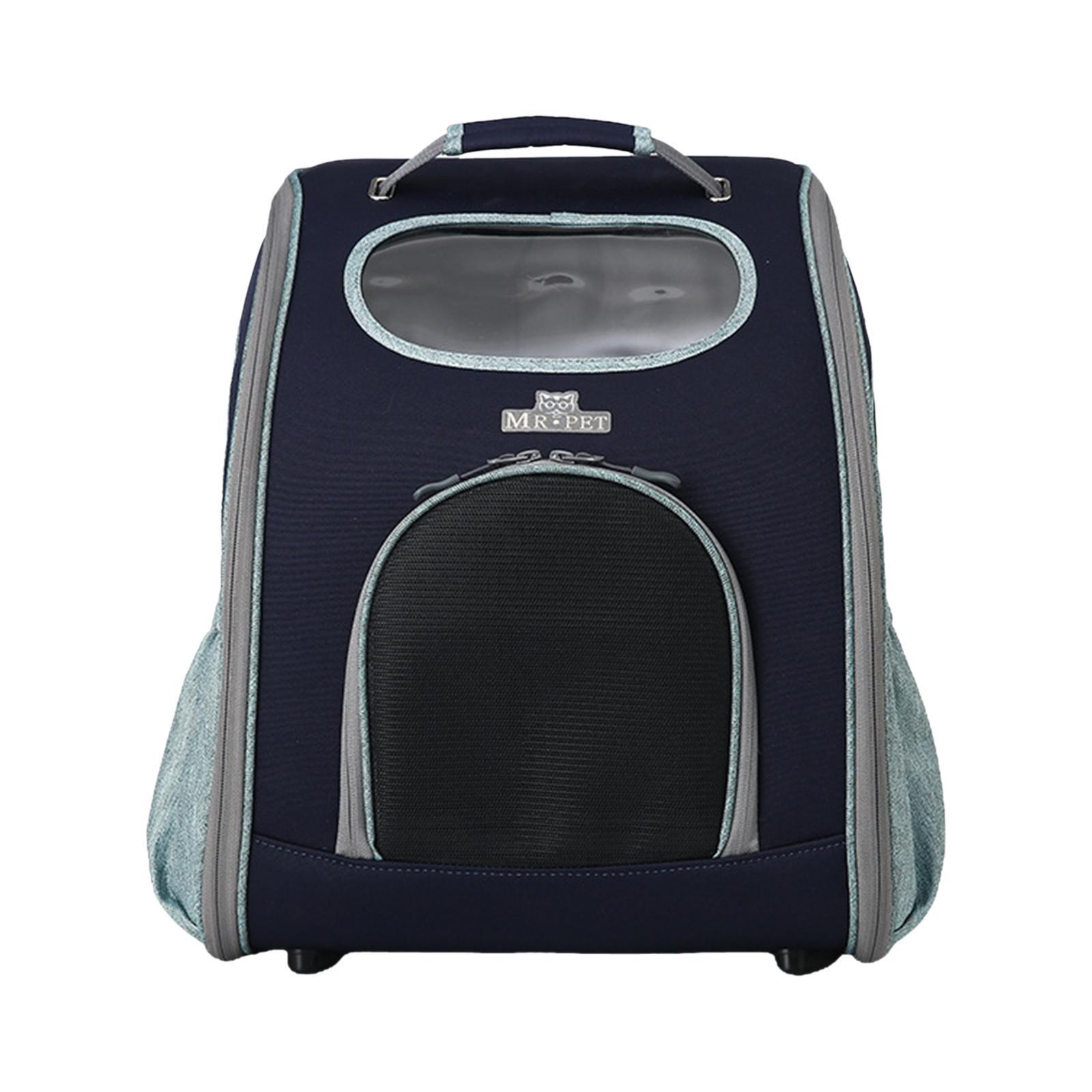 Breathable Pet Dog&Cat Carrier Backpack Shoulders Bag Zipper Cage