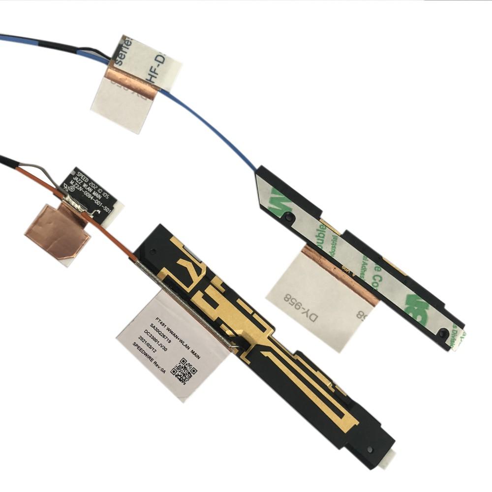 DC33001JV20 for Lenovo ThinkPad T490S 20NX 20NY 4G WLAN WWAN Antenna Kit 02HM508