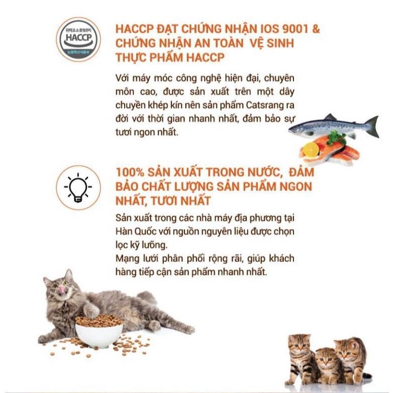 Hạt Cho Mèo Catsrang Hàn Quốc Hương Vị Thơm Ngon (Gói 5kg) Phù Hợp Cho Mèo Mọi Lứa Tuổi - Haimin Petshop