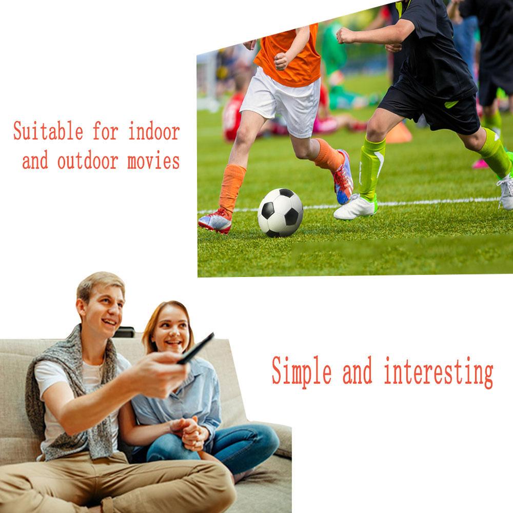 16:9 Projector Screen 72inches Portable High Definition Projection Screen for Home Theater