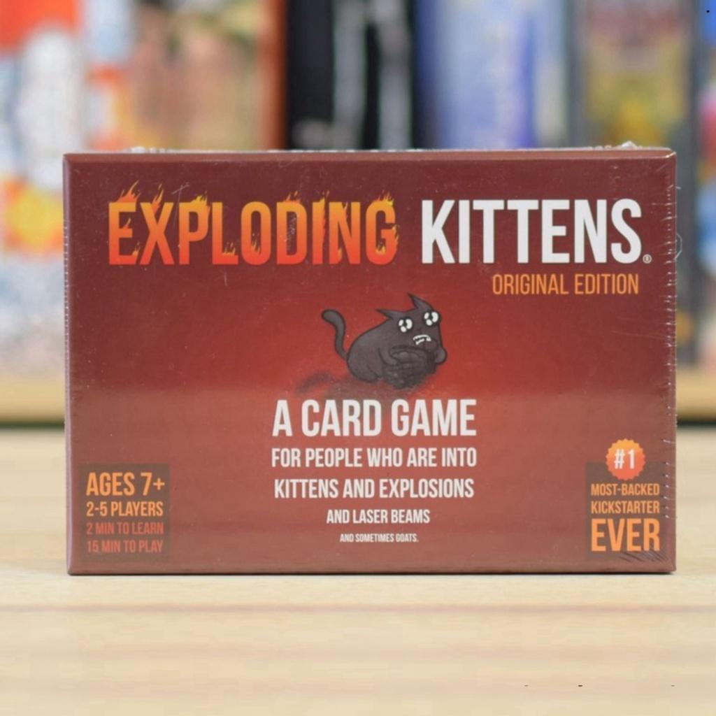 Bộ thẻ bài chơi game Mèo Nổ Tưng Bừng exploding kittens