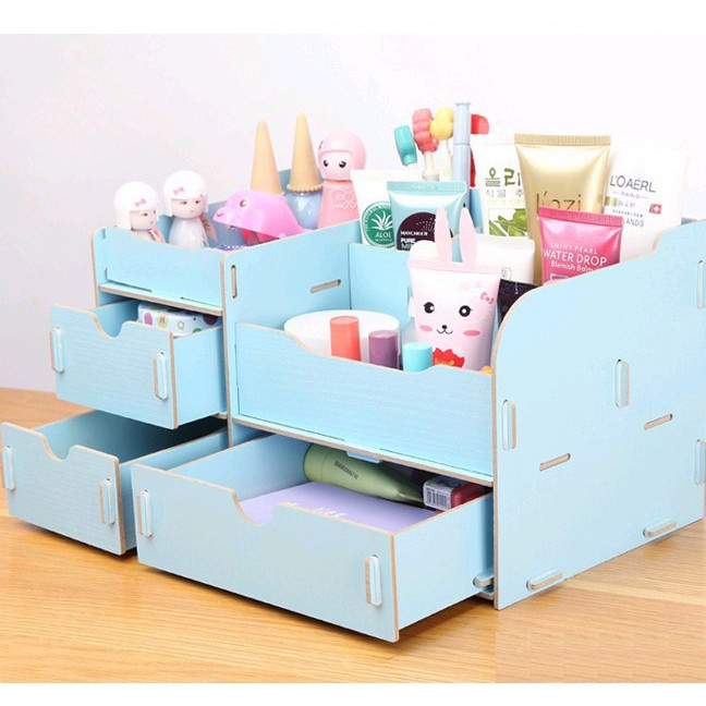 Kệ gỗ đựng đồ trang điểm 5 ngăn cực sang và cực yêu
