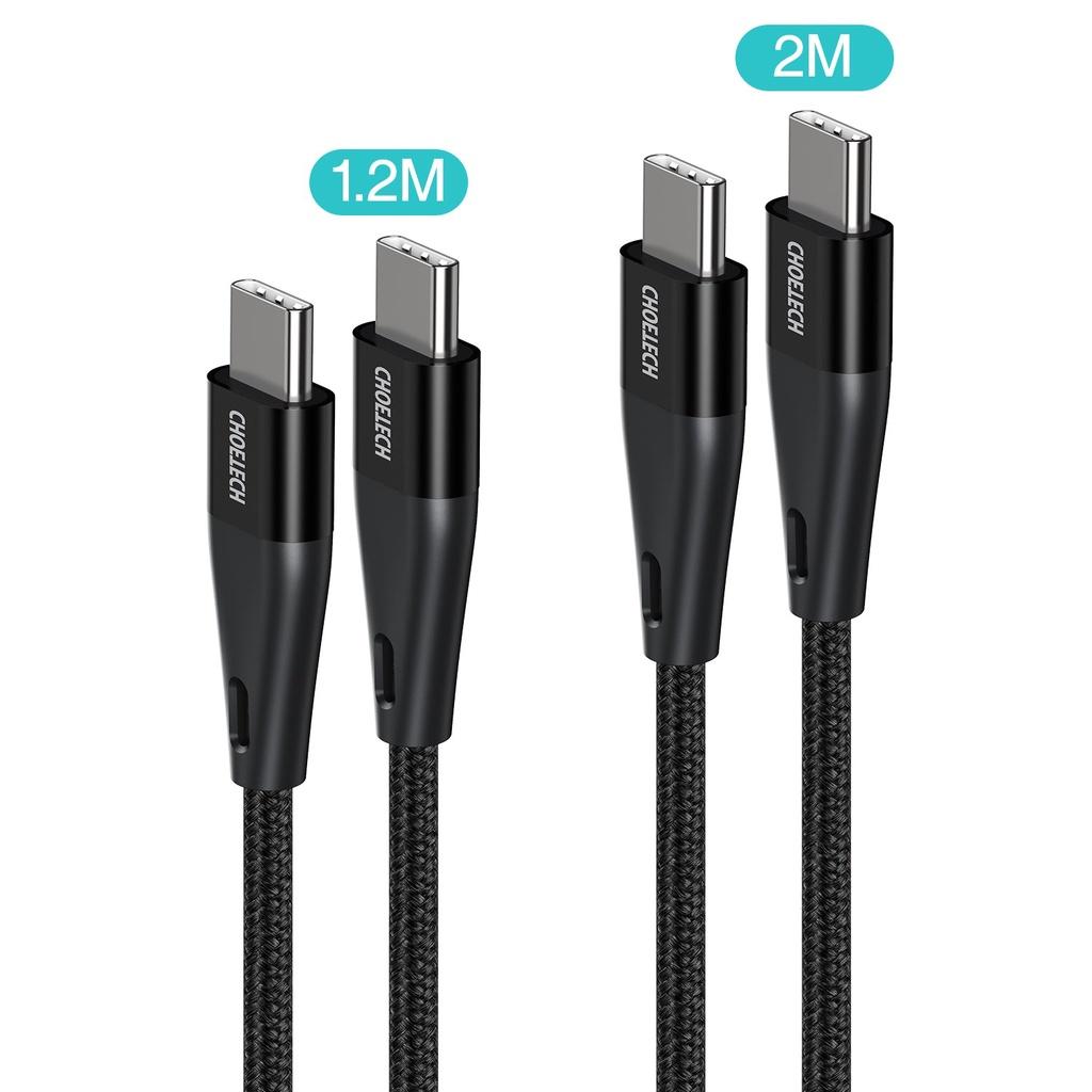 Cáp Sạc Nhanh USB Type C To Type C 60W Dài 1.2M CHOETECH XCC-1003