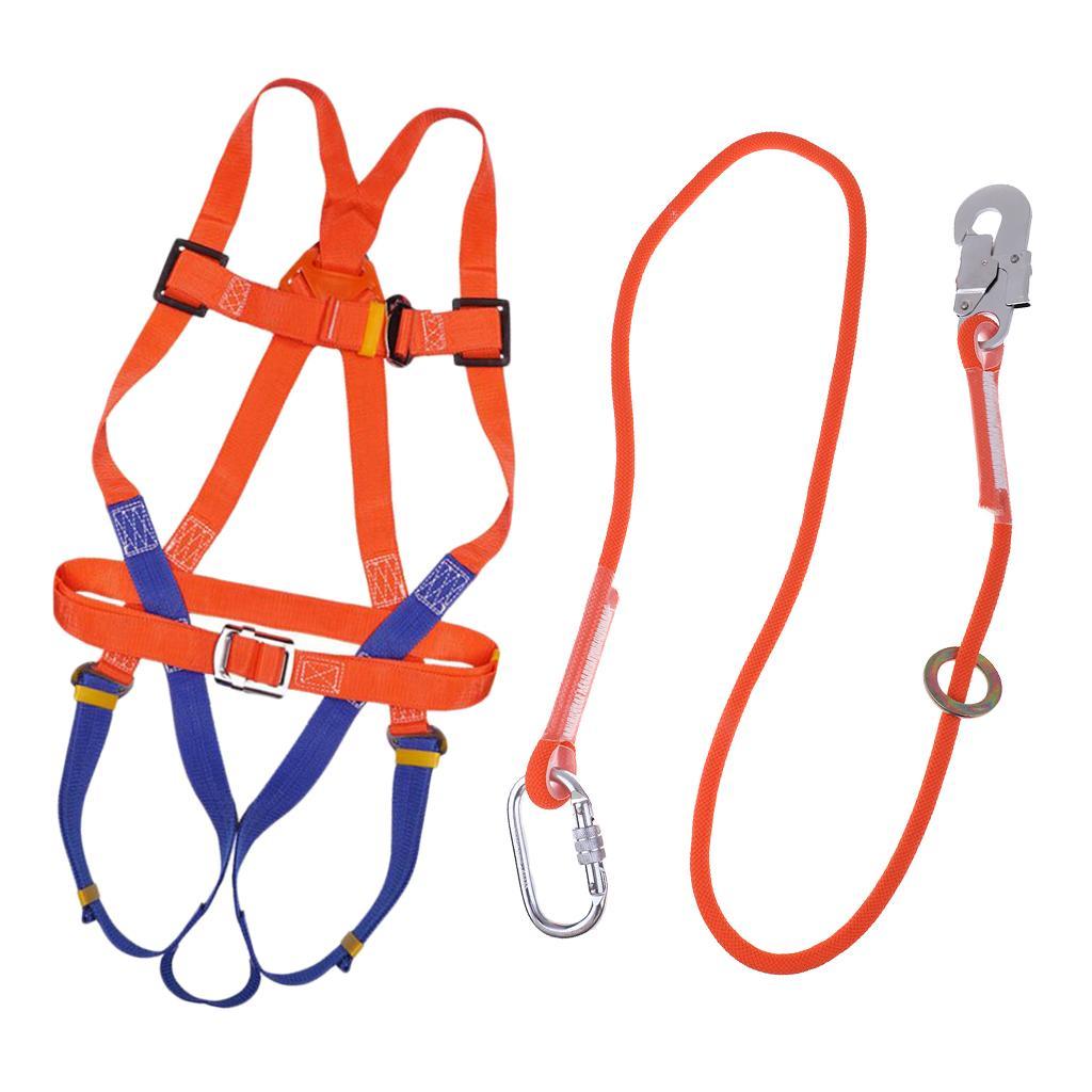 Full Body Safety Climbing Harness Outdoor Rock Climbing Harness for Mountaineering Expanding Training Tree Arborist Rappelling Equipment