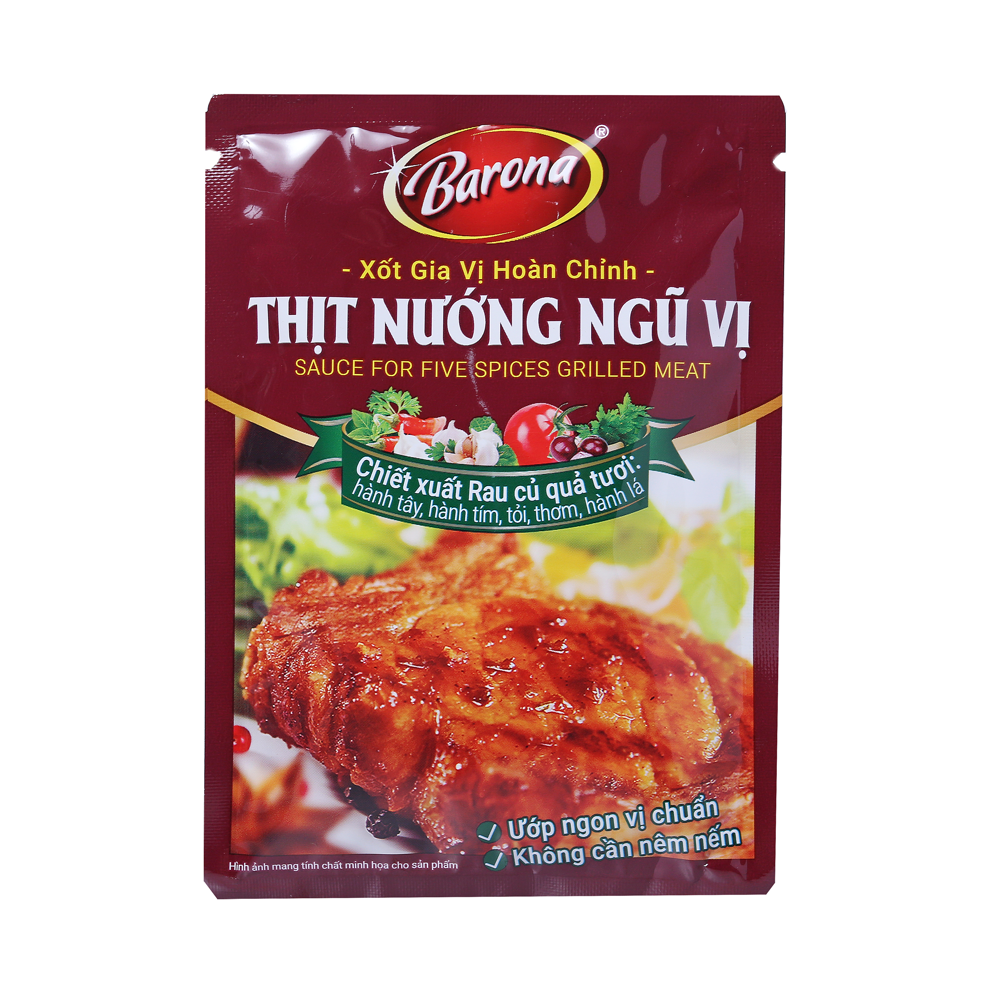 Xốt Thịt Nướng Ngũ Vị Barona 80G