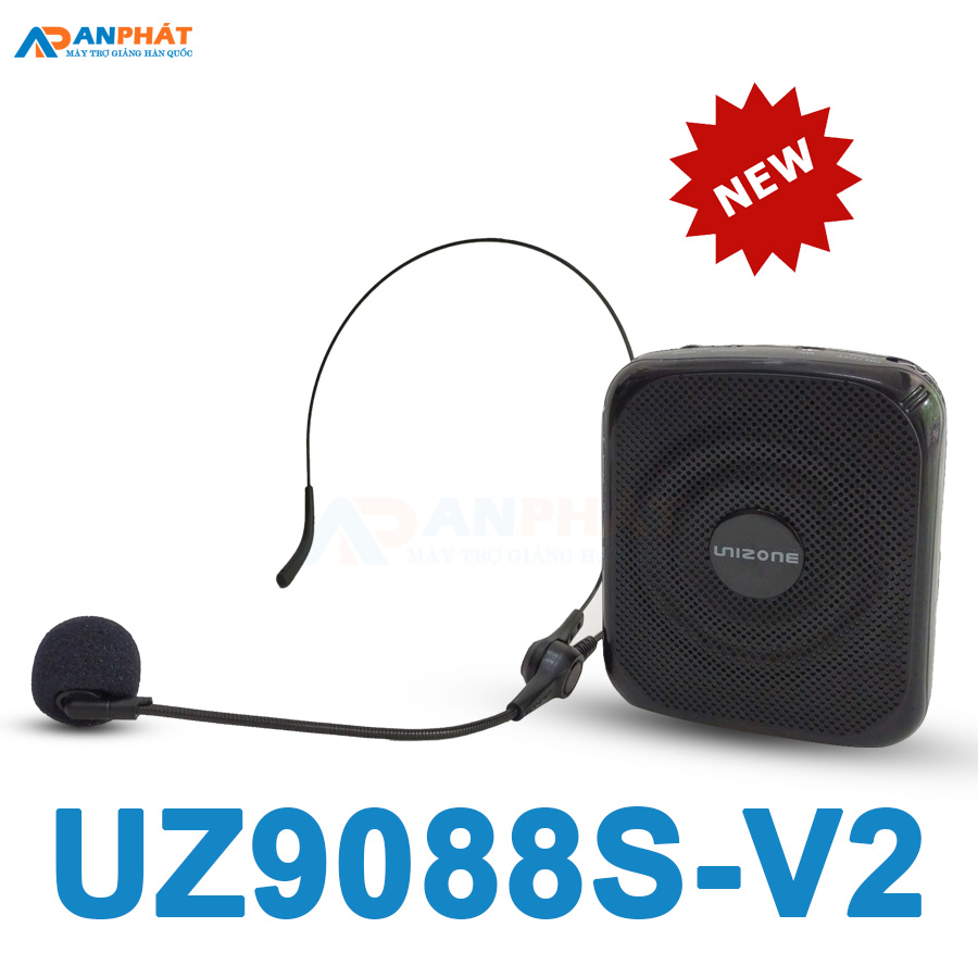 Máy trợ giảng có dây Unizone UZ9088S V2 new 2023 công suất 10W âm thanh hay không hú rít