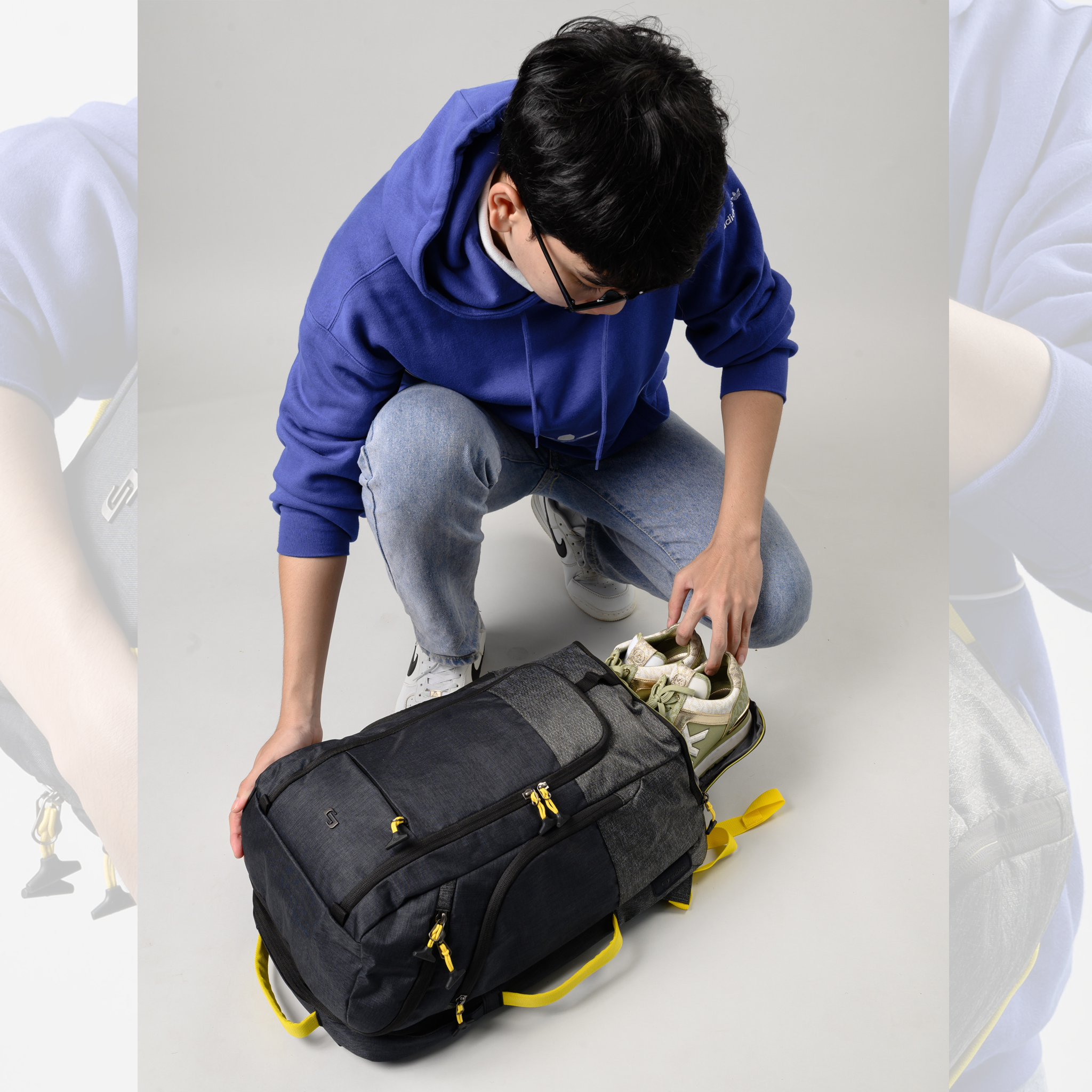 Balo Solo Velocity Max Backpack 17.3” - ACV732 M Black 0211662 (52.5 x 32.5 cm) - Đen
