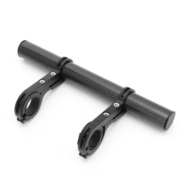 Ống Nối Dài Bằng Nhôm 20CM Họa Tiết Sợi Carbon Cho Xe Đạp Leo Núi
