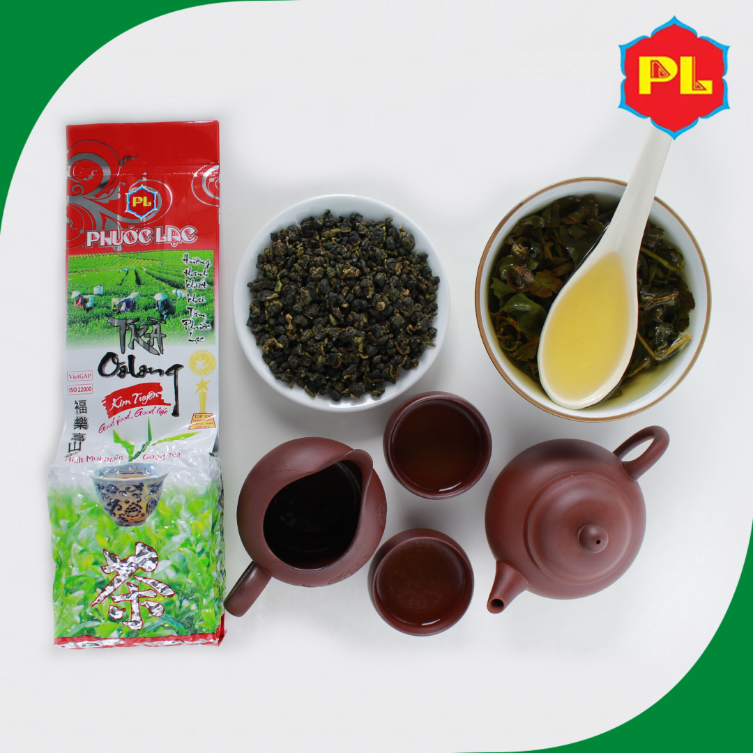 Trà Ô Long (oolong) Kim Tuyên Phước Lạc Loại 1 Gói 250g