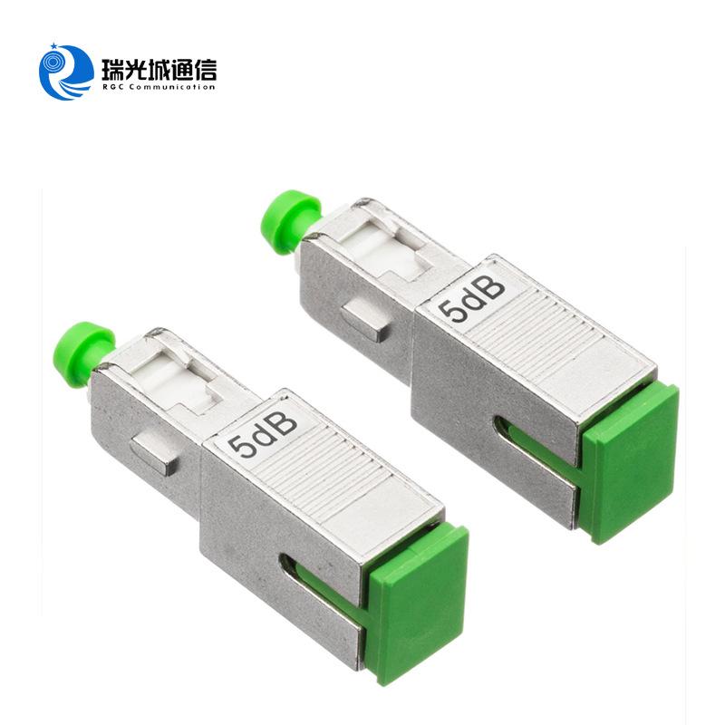 Bộ chuyển đổi âm dương SC / APC tốt nhất 0-30dB sợi quang nam và nữ bộ suy hao cố định mặt bích bộ chuyển đổi bộ ghép nối sợi quang