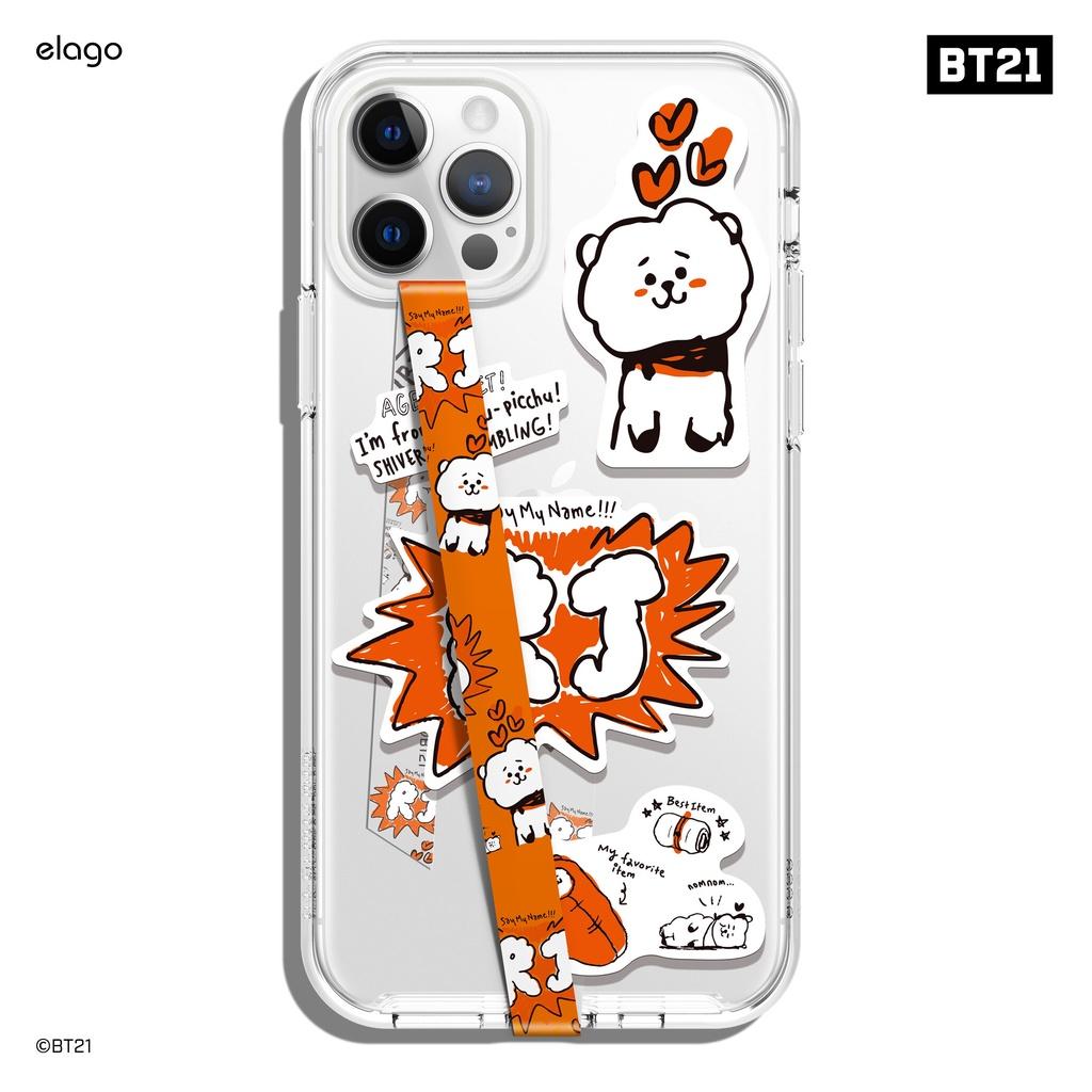 Dây BT21 l Elago Phone Strap with Stickers hàng chính hãng