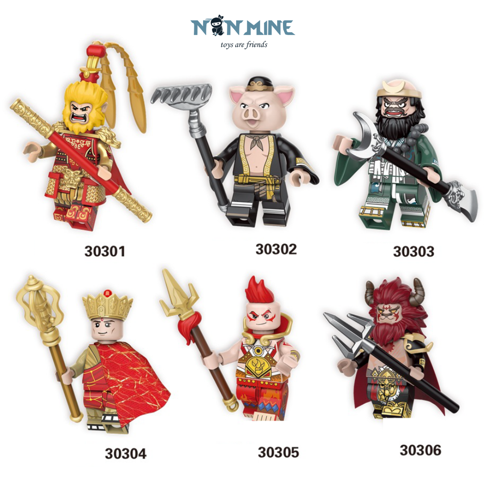 Minifigures Tây Du Ký Tôn Ngộ Không Lắp Ráp Mô Hình Nhân Vật Phim Truyện 3030A