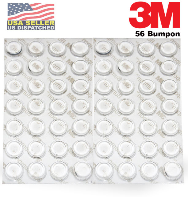 Nút đệm cao su 3M Bumpon Blister Pack SJ5312 Clear (Vỉ 56 nút)