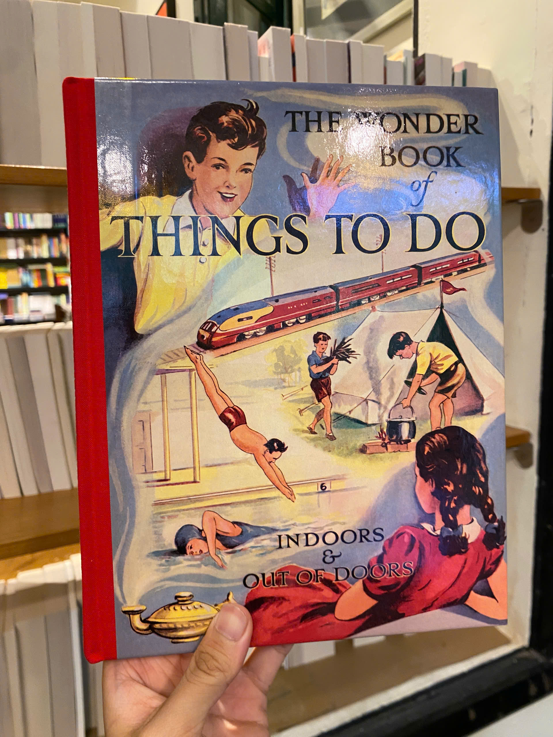 Sách - The Wonder Book of Things to Do: Indoors and Out of Doors | Ngoại văn Bìa cứng Nhập khẩu
