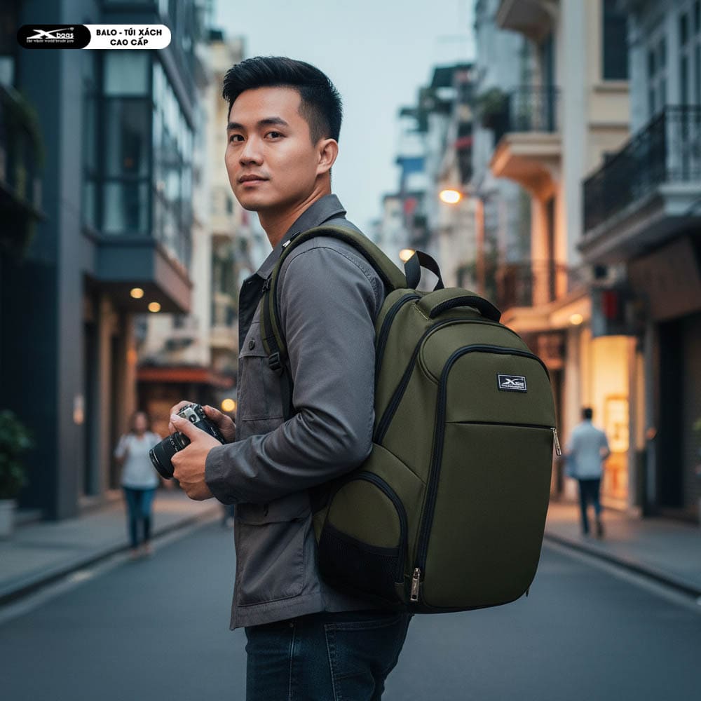Balo Du Lịch Loại Lớn Cao Cấp Chống Nước Xbags Travel Xb1001 – Dung Tích Lớn, Nhiều Ngăn, Đựng Laptop 17 Inch, Sang Trọng Mạnh Mẽ!