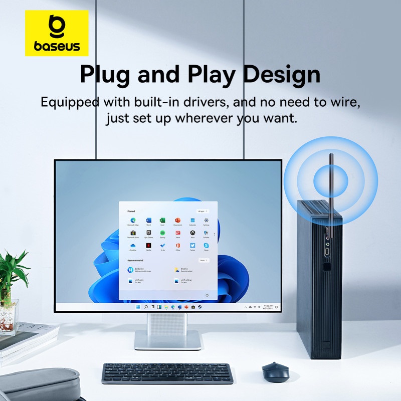 Thiết bị nhận tín hiệu Wifi Baseus FastJoy Series WiFi Adapter (Hàng chính hãng)