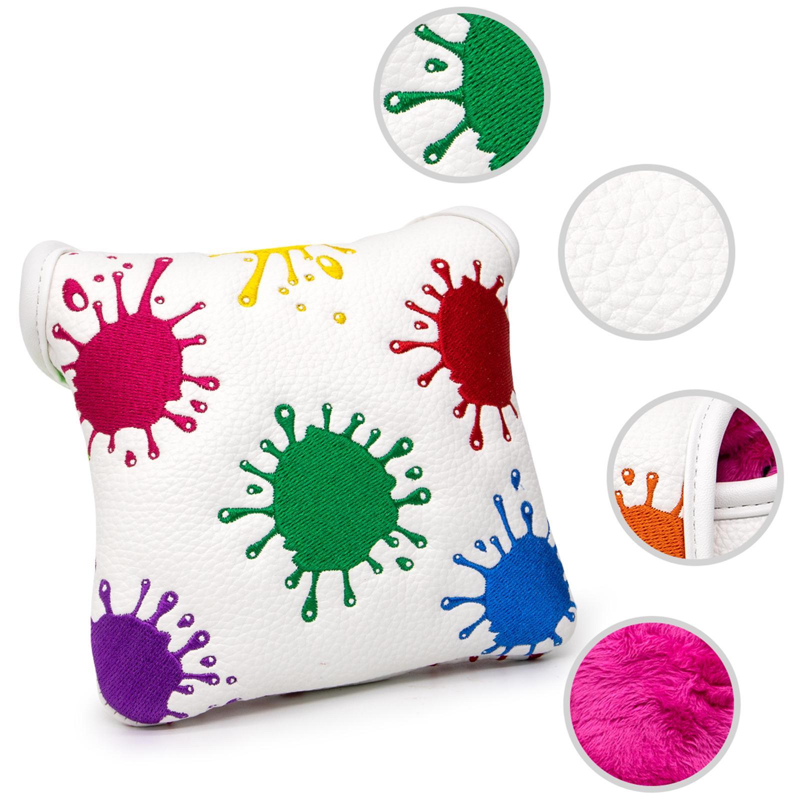 Golf Mallet Putter Head Cover Golf Club Headcover Training Equipment Wrap Sleeve for Women Men