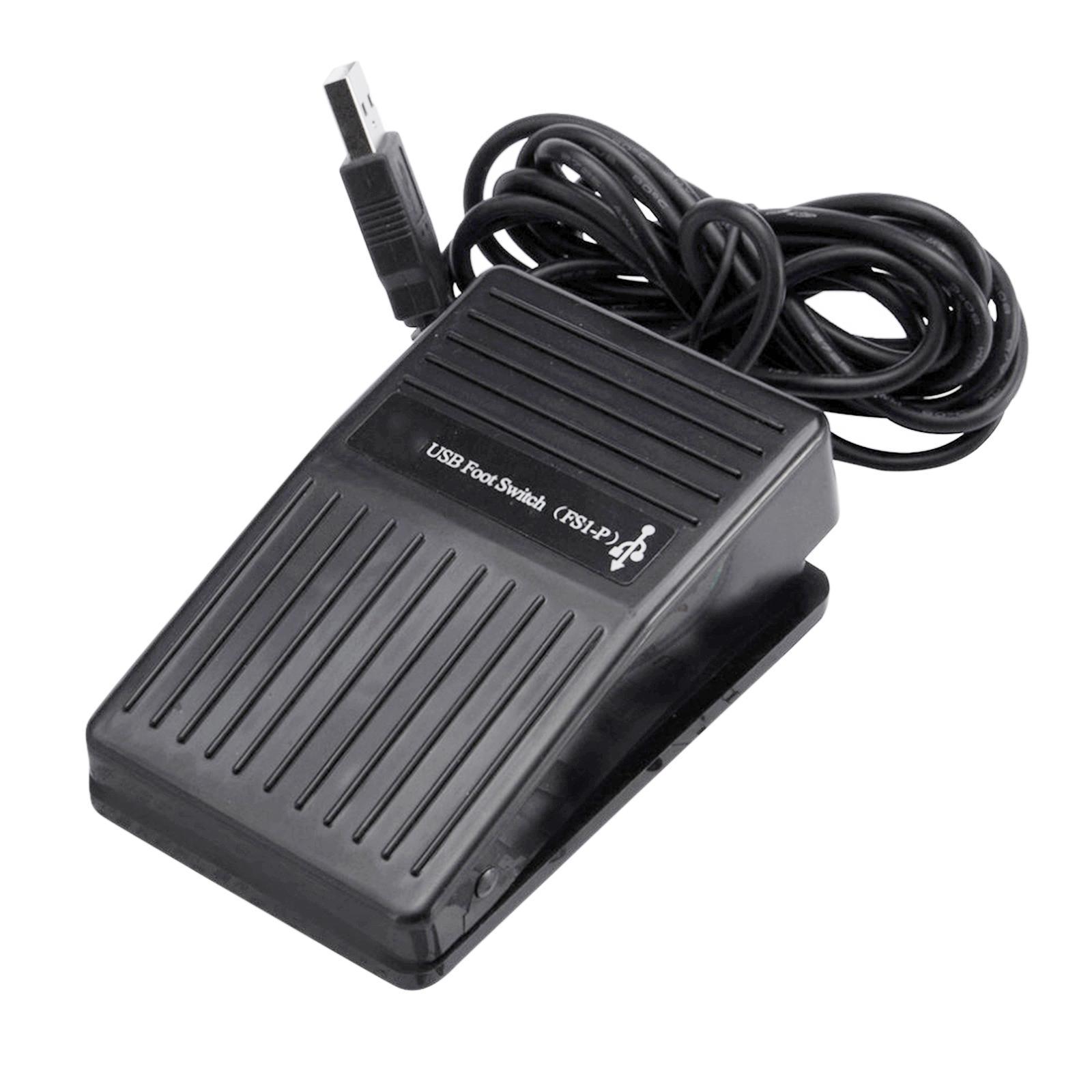 USB Single Foot Pedal Switch  Shell  Keyboard Mouse Action PC