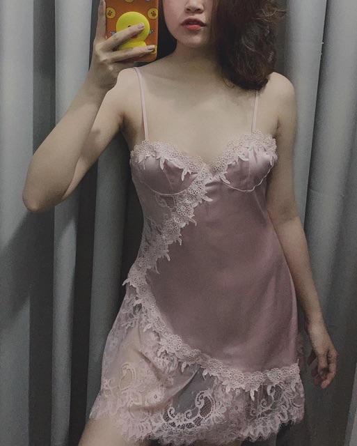 Váy Ngủ Satin Luạ cao cấp Joli 903