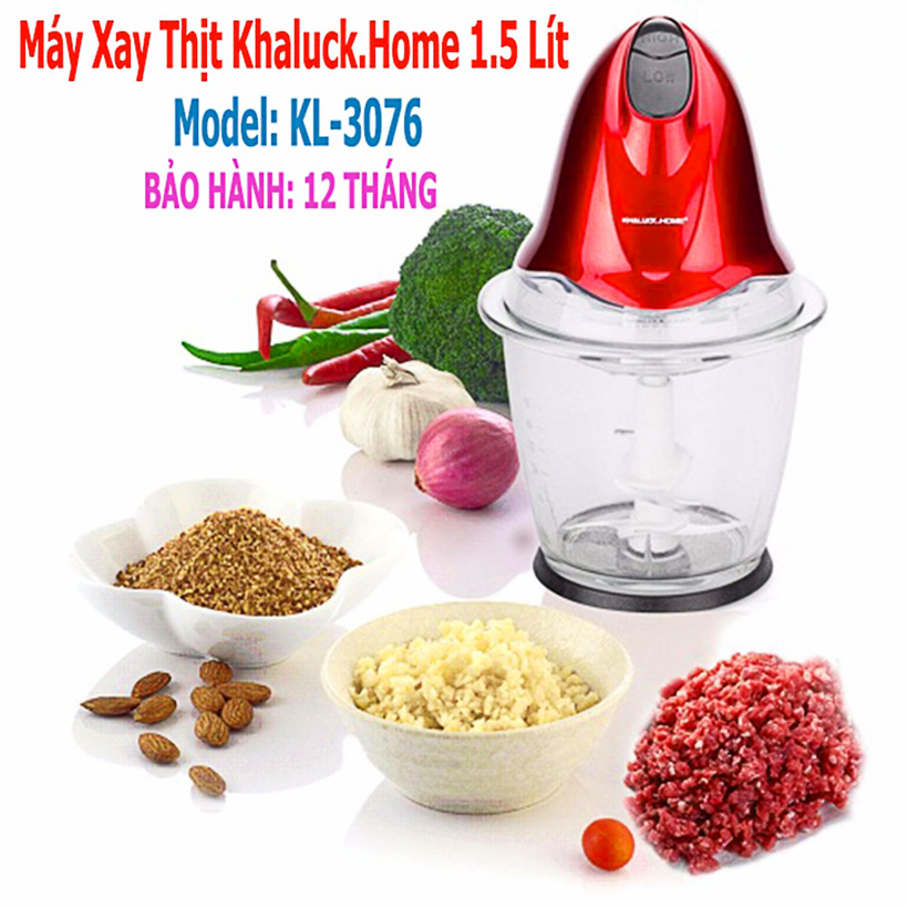 Máy xay thịt công suất 300W Khaluck.Home KL-3076 - Hàng Chính Hãng