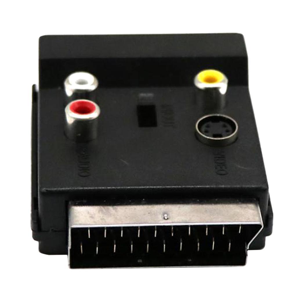 USB Male to 3 RCA + Scart to Scart S-Video 3 RCA Adaptor