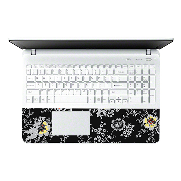 Mẫu Dán Decal Hoa Văn Trang Trí Laptop LTHV-211