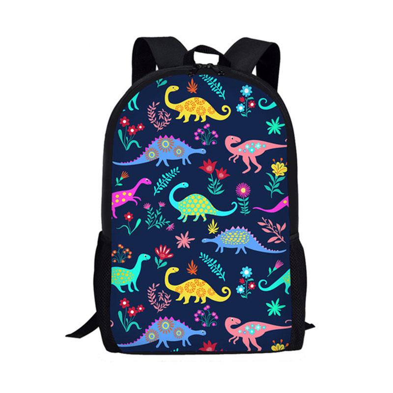 Mới Hoạt Hình Khủng Long Trường Túi Cho Bé Gái Bé Trai Trẻ Em Ba Lô 3 Cái/bộ Trẻ Em Túi Sách Schoolbags Chỉnh Hình Học Sinh Ba Lô - one