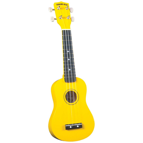 Combo Đàn Ukulele Soprano Màu Trơn KBD 33A15-Va (Vàng) + Bao Đàn