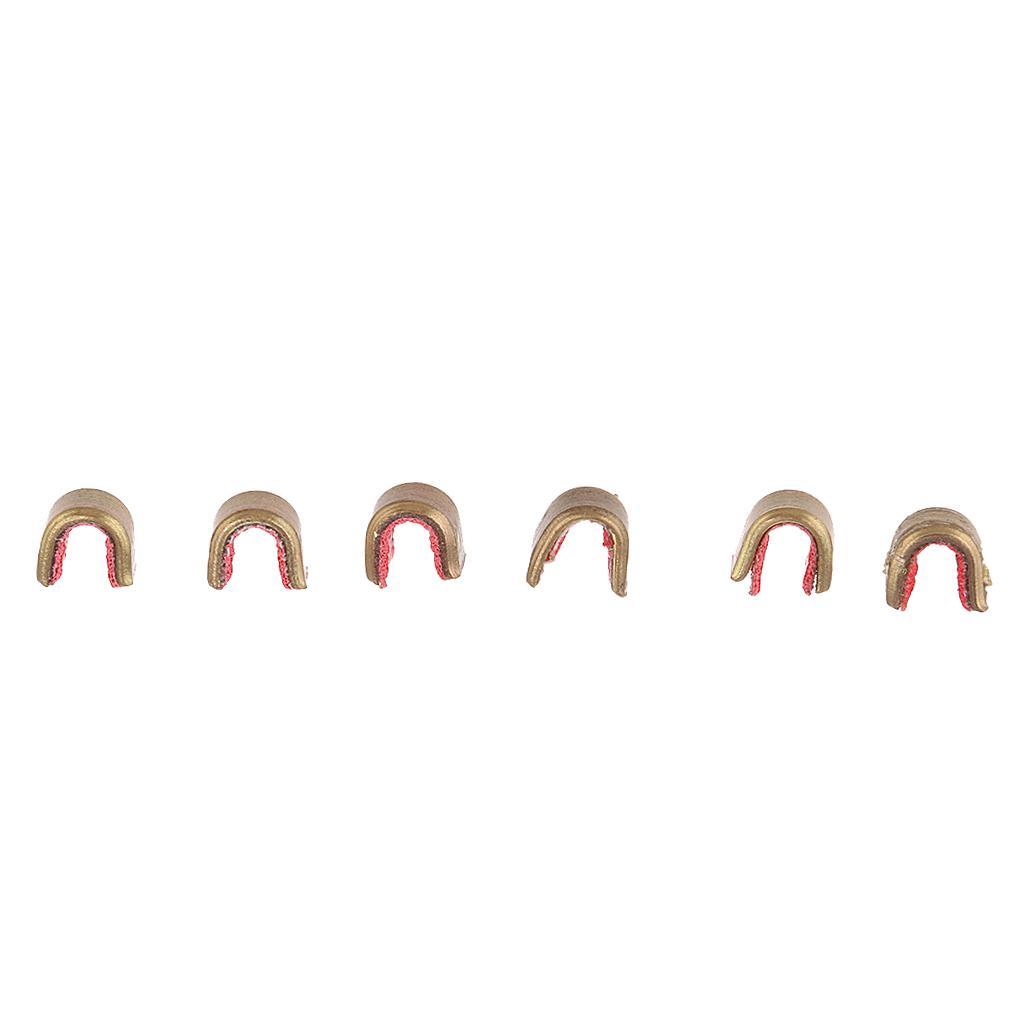 Archery Traditional Recurve Bow Longbow Arm Guard Protector Plus 6Pcs Bow Nocking Points