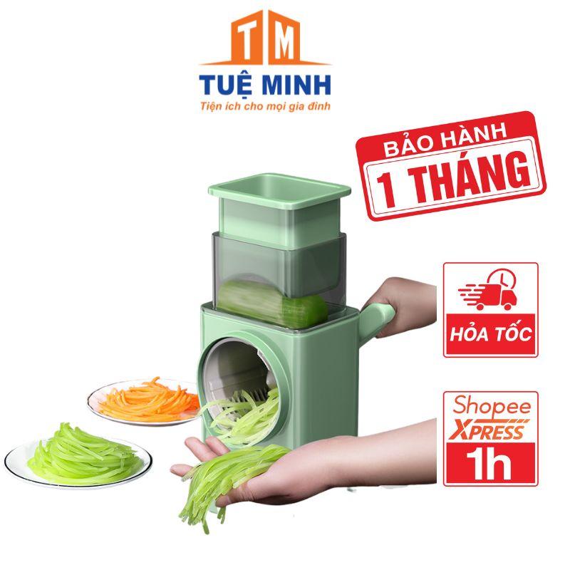 Nạo rau củ quả cầm tay nhiều chế độ 3 lưỡi bào, lưỡi dao rau củ quả cầm tay thông minh đồ dùng nhà bếp