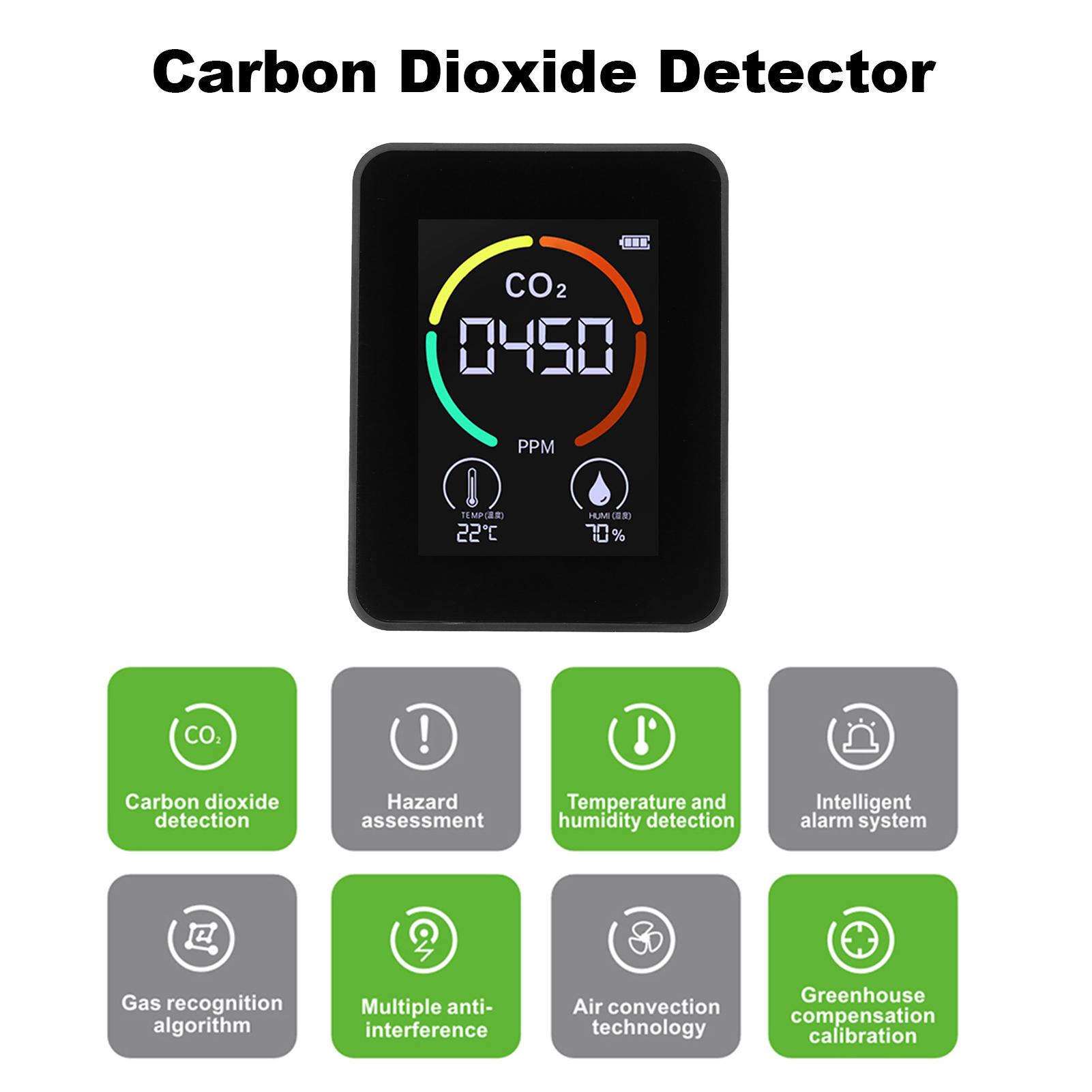 Máy giám sát chất lượng không khí phát hiện Carbon dioxide , Nhiệt độ và Độ ẩm