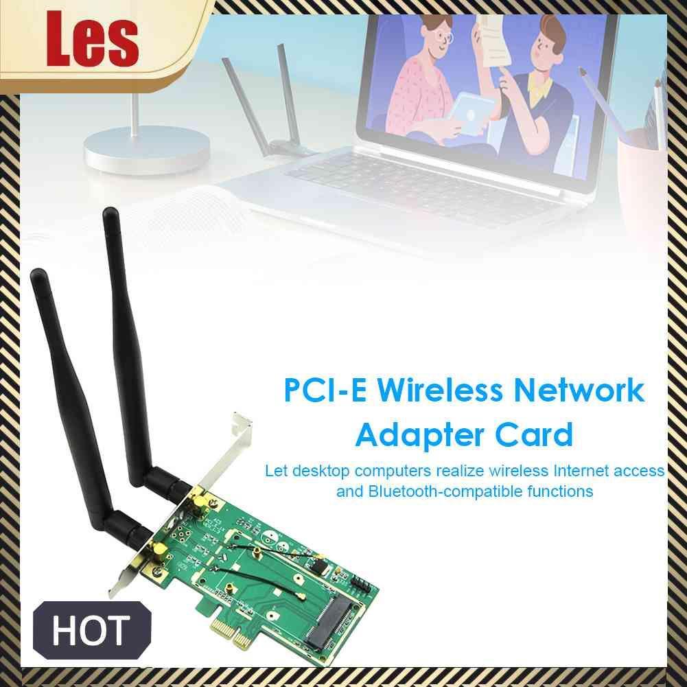Thẻ Mạng Không Dây Mini PCI Express Sang Desktop PCIe