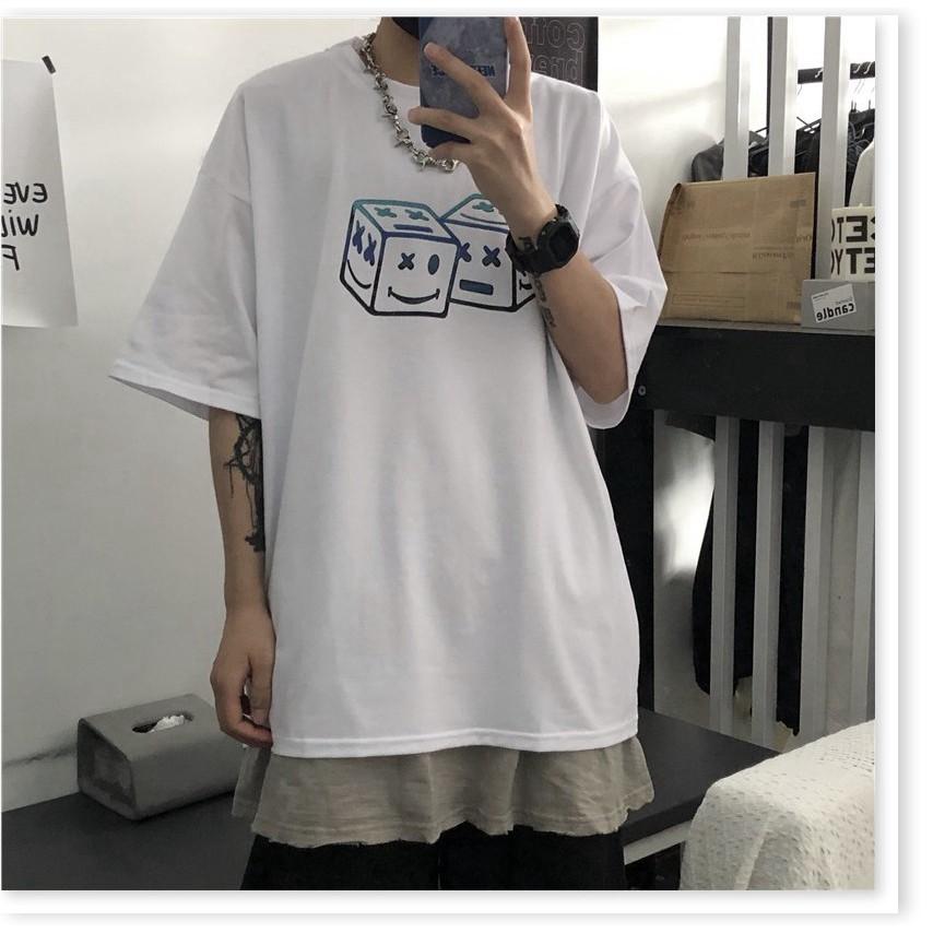 Áo thun nam nữ tay lỡ, áo phông form rộng ATL236 AQA1807 48 aomifashion