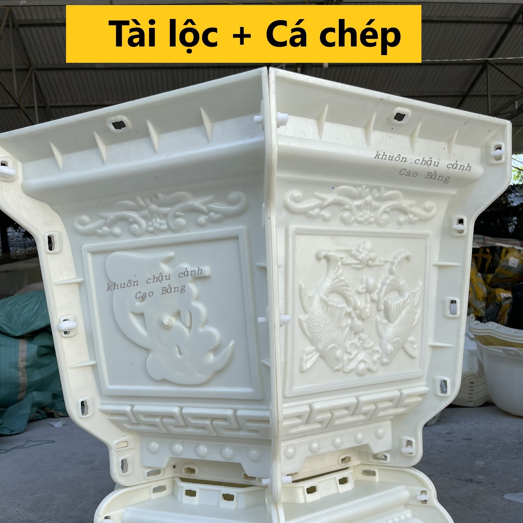 Khuôn đúc chậu cảnh lục giác 60