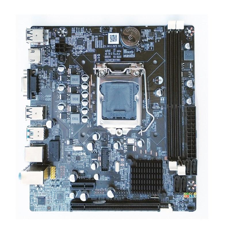Envinda B75 bo mạch chủ LGA 1155 Kênh kép DDR3 Bộ nhớ SATA III USB 3.0 cho Intel Core I7 I5 I3 Xeon CPU B75 Mainboard