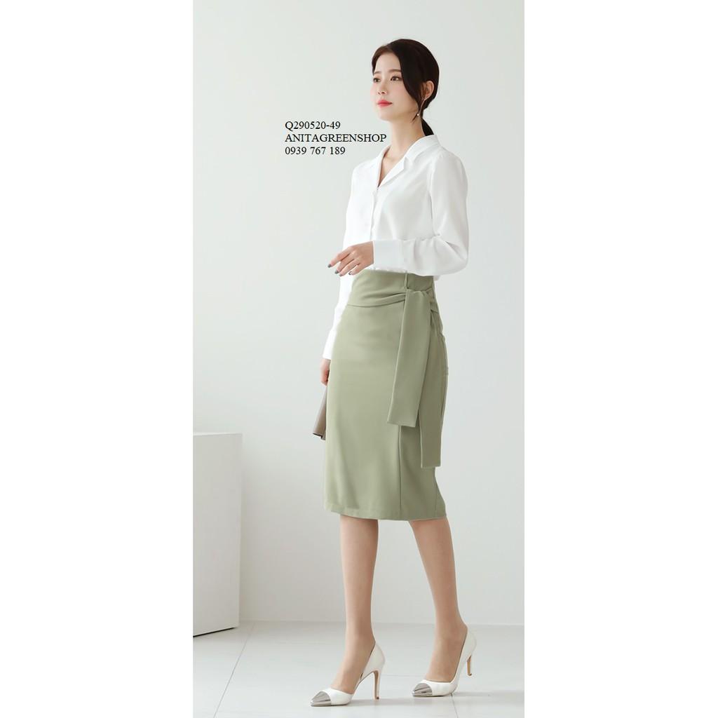 Q290520 SET ÁO SƠ MI VÀ CHÂN VÁY CÔNG SỞ
