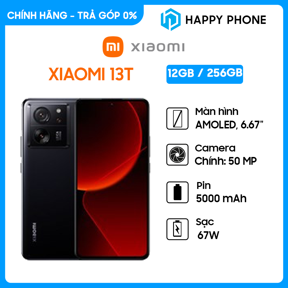 XIAOMI 13T 5G (12GB-256GB) - Hàng chính hãng