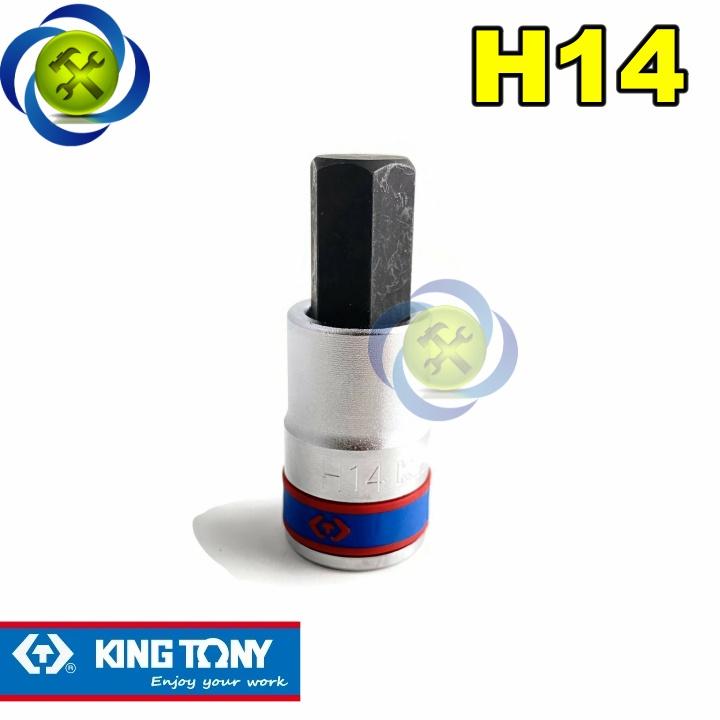 Tuýp lục giác 14mm Kingtony 402514 loại 1/2 trắng-đen
