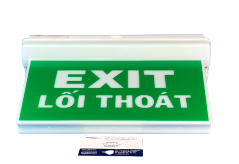 Đèn EXIT chống thấm loại 2 mặt