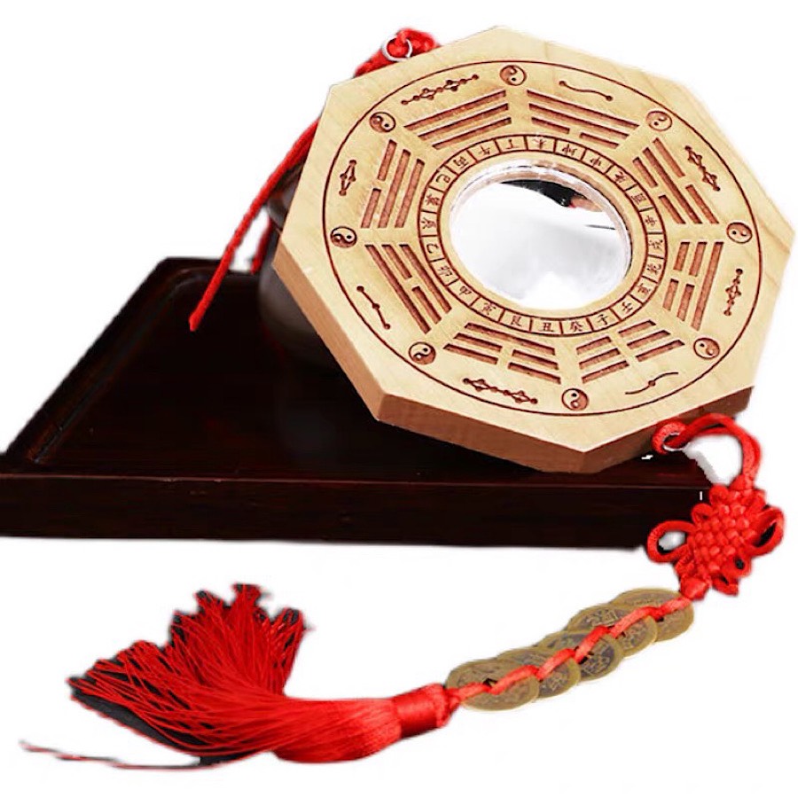 GƯƠNG TIÊN THIÊN BÁT QUÁI GỖ ĐÀO LỒI VÀ XÂU NGŨ ĐẾ HOÁ GIẢI NHÀ PHẠM PHONG THUỶ